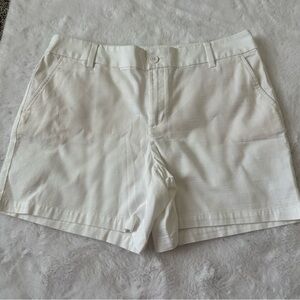 NWT White Loft Monroe 6” Shorts sz 12